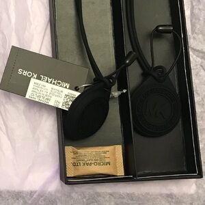 NWT - Michael Kors Black Air Tag Holders (x2)